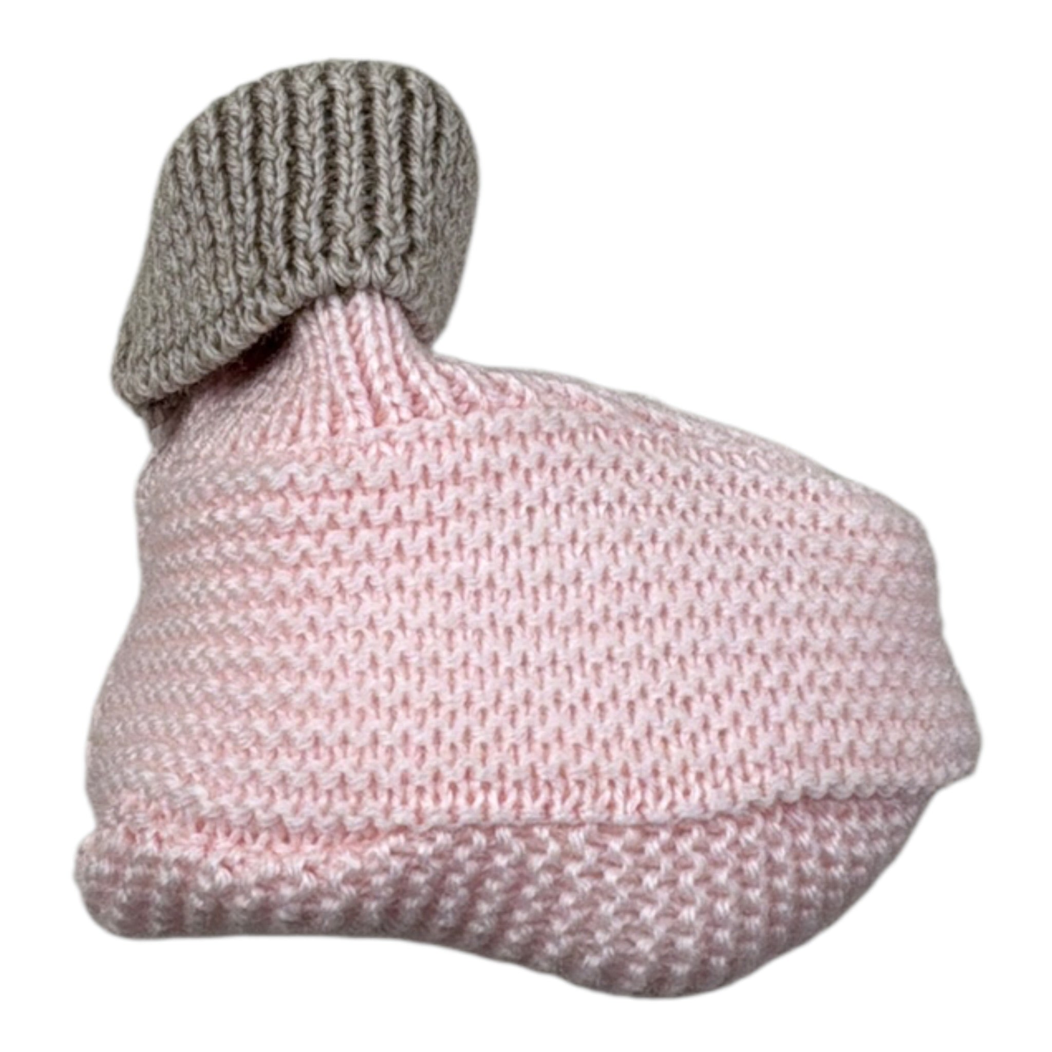 Ninnaoh Babbucce tinta unita Rosa per Neonata 25BABF ROSA NINNAOH 