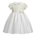 Ninnaoh Abito Cerimonia tinta unita con Tulle Panna per Bambina I23AB13J PANNA NINNAOH 