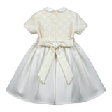 Ninnaoh Abito Cerimonia tinta unita con Tulle Panna per Bambina I23AB13J PANNA NINNAOH 