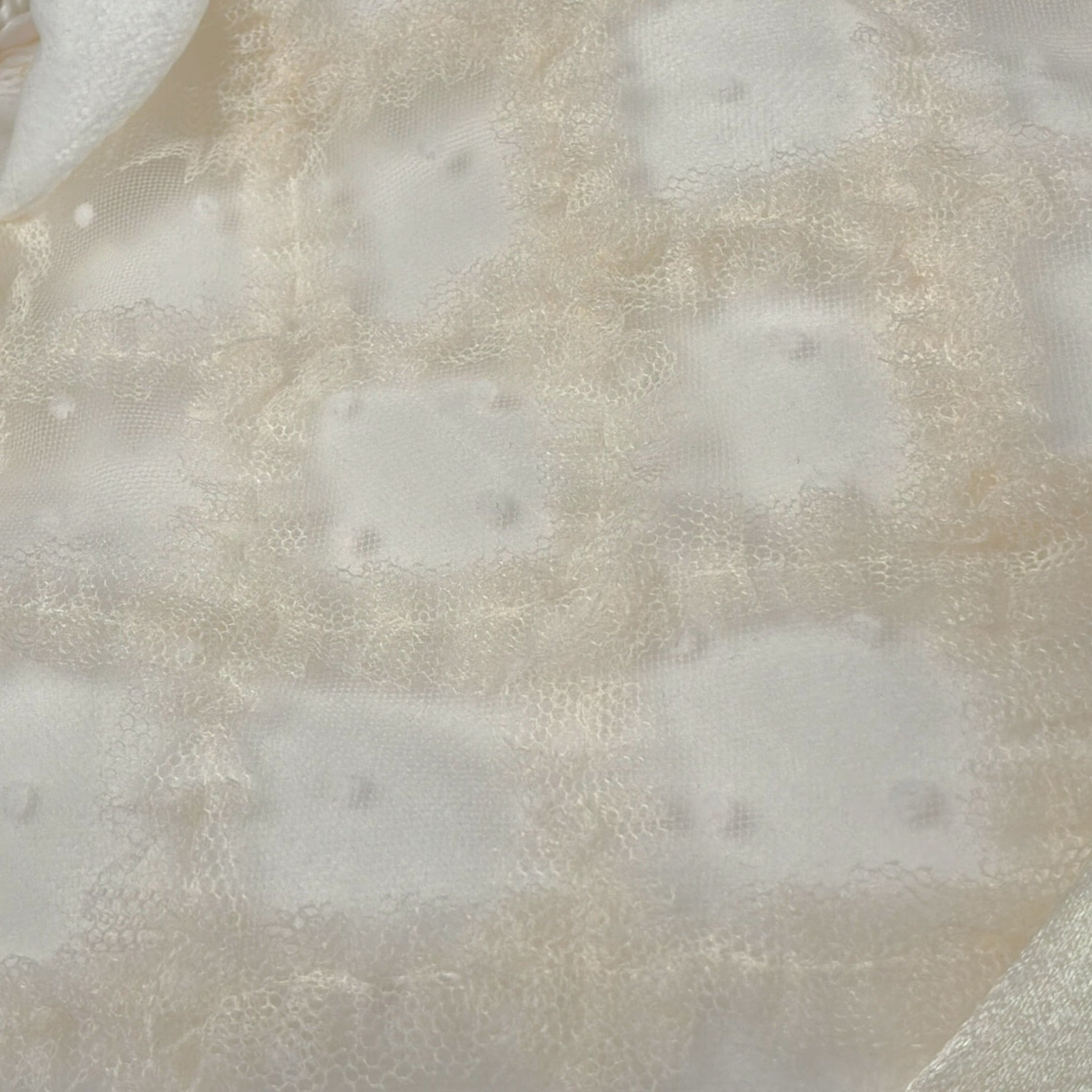 Ninnaoh Abito Cerimonia tinta unita con Tulle Panna per Neonata I23AB13 PANNA NINNAOH 