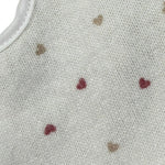 Ninnaoh Bavetta tinta unita con Stampa Bianco per Neonata I25BA52 BIANCO NINNAOH 