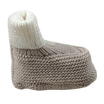Ninnaoh Babbucce tinta unita In Filo Beige/Panna per Neonata I25BABF324 BEIGE/PANNA NINNAOH 