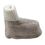 Ninnaoh Babbucce tinta unita In Filo Beige/Panna per Neonata I25BABF324 BEIGE/PANNA NINNAOH 