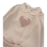 Ninnaoh Completo 2Pz Maglia-Ghettina Rosa per Neonata I25C2 ROSA NINNAOH 