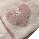 Ninnaoh Cappotto tinta unita con Cappuccio Rosa per Neonata I25CAP702 ROSA NINNAOH 