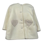 Ninnaoh Cappotto tinta unita con Cappuccio Panna per Bambina I25CAP702XJ PANNA NINNAOH 