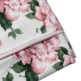 Ninnaoh Coperta tinta unita con Stampa Fiori Bianco per Neonata I25COP16 BIANCO NINNAOH 