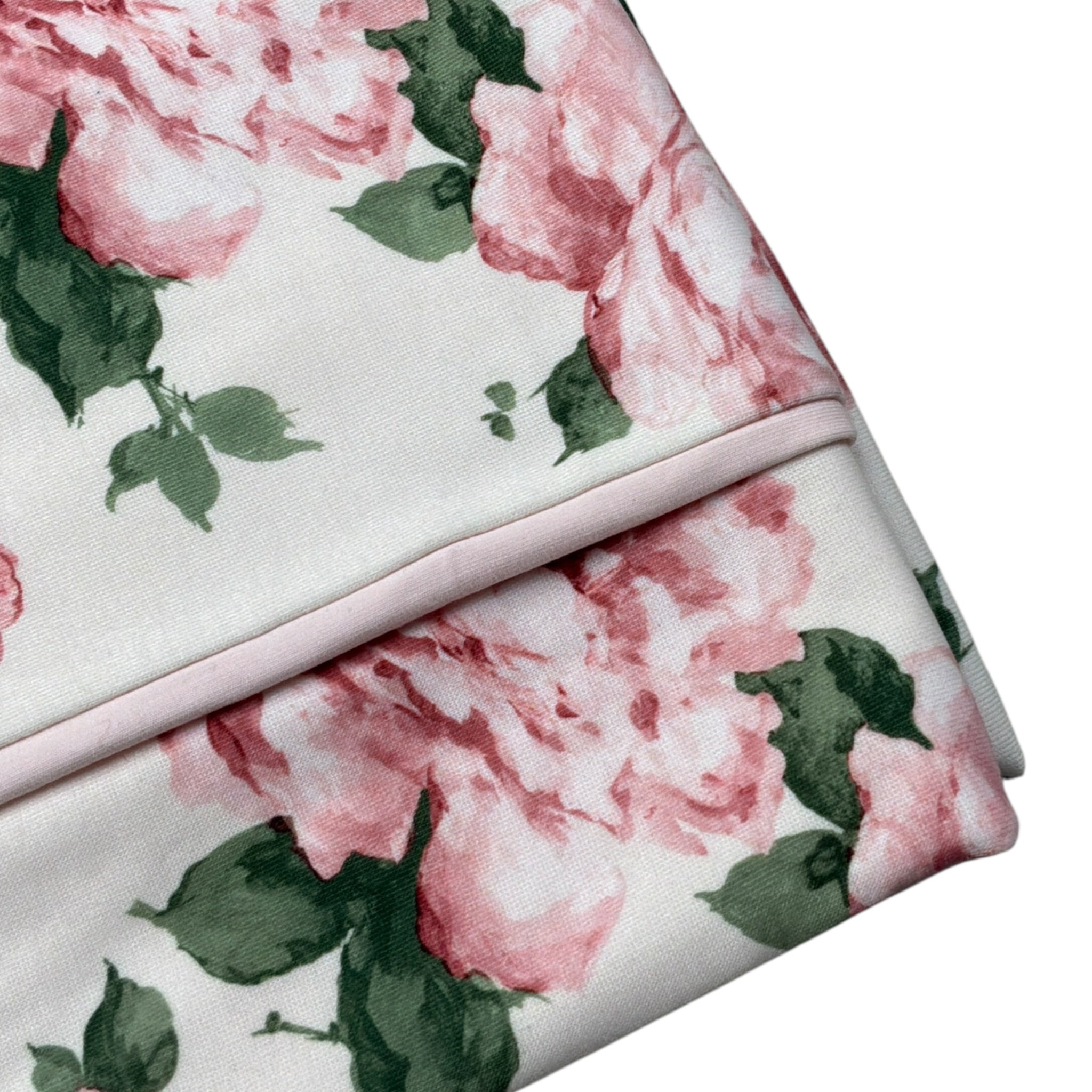 Ninnaoh Coperta tinta unita con Stampa Fiori Bianco per Neonata I25COP16 BIANCO NINNAOH 