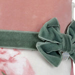 Ninnaoh Coperta tinta unita con Fantasia Fiori Rosa per Neonata I25COP17I ROSA NINNAOH 