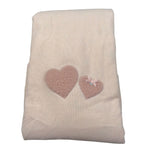 Ninnaoh Coperta tinta unita con Stampa Rosa per Neonata I25COP1L ROSA NINNAOH 