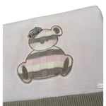 Ninnaoh Coperta tinta unita con Stampa Rosa per Neonata I25COP221L ROSA NINNAOH 