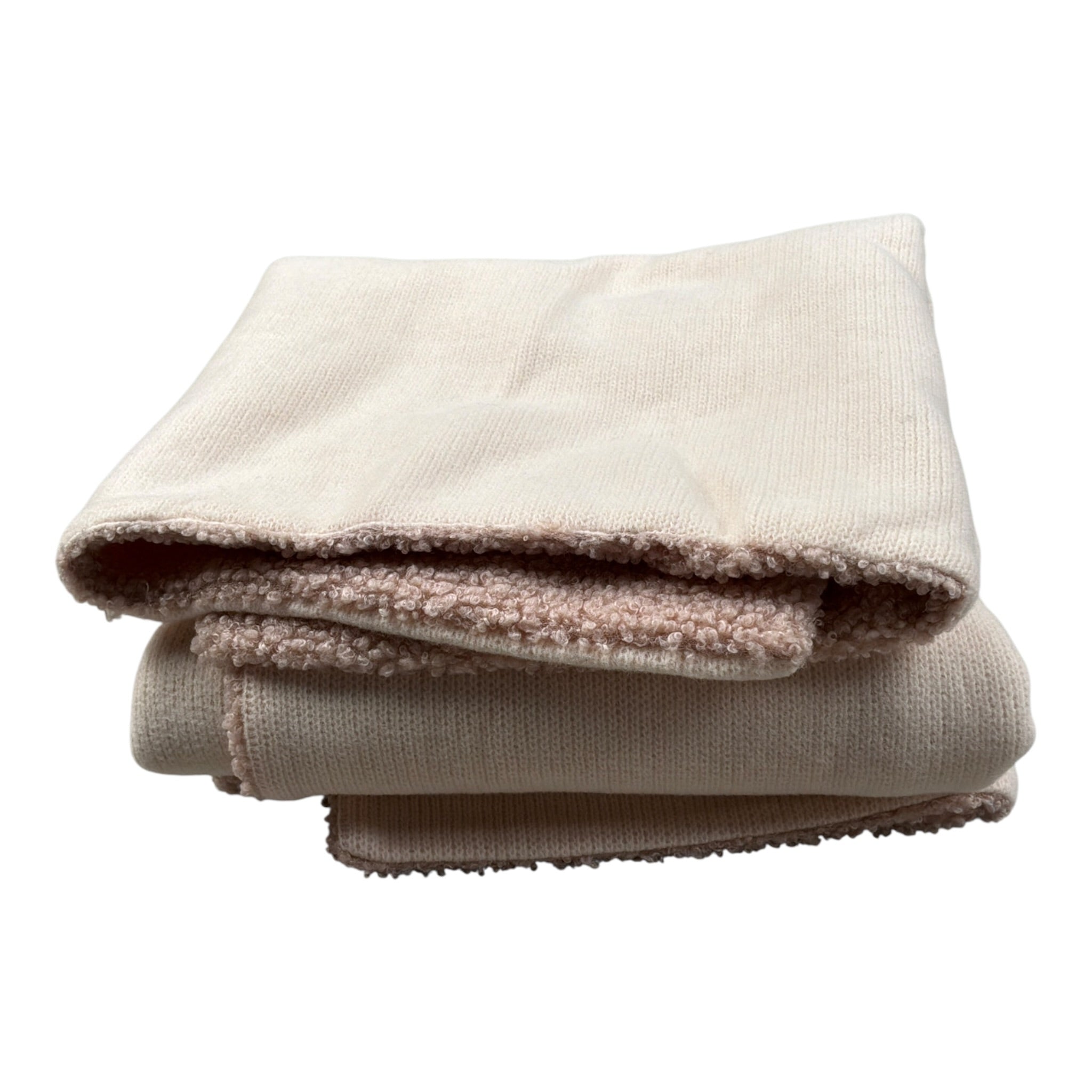 Ninnaoh Coperta tinta unita con Pelliccia Rosa per Neonata I25COP2 ROSA NINNAOH 