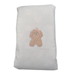 Ninnaoh Coperta tinta unita con Stampa Rosa per Neonata I25COP3I ROSA NINNAOH 