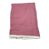 Ninnaoh Coperta tinta unita In Filo Rosa per Neonata I25COPF305 ROSA NINNAOH 