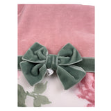Ninnaoh Coperta Bicolore con Stampe Rosa per Neonata I25LE66 ROSA NINNAOH 