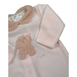 Ninnaoh Tutina tinta unita con Pelliccia Rosa per Neonata I25T8 ROSA NINNAOH 