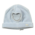 Ninnaoh Cappello tinta unita con Stampa Azzurro per Neonata NH219750 AZZURRO NINNAOH 