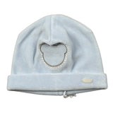 Ninnaoh Cappello tinta unita con Stampa Azzurro per Neonata NH219750 AZZURRO NINNAOH 
