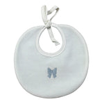 Ninnaoh Bavetta Bicolore con Stampa Bianco/Azzurro per Neonata PR219760 BIANCO/AZZURRO NINNAOH 