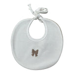 Ninnaoh Bavetta Bicolore con Stampa Bianco/Beige per Neonata PR219760 BIANCO/BEIGE NINNAOH 