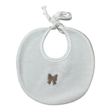 Ninnaoh Bavetta Bicolore con Stampa Bianco/Beige per Neonata PR219760 BIANCO/BEIGE NINNAOH 