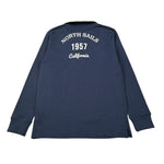 North Sails Polo Manica Lunga tinta unita con Logo Blu per Bambino NBA26012PO BLU NORTH SAILS 