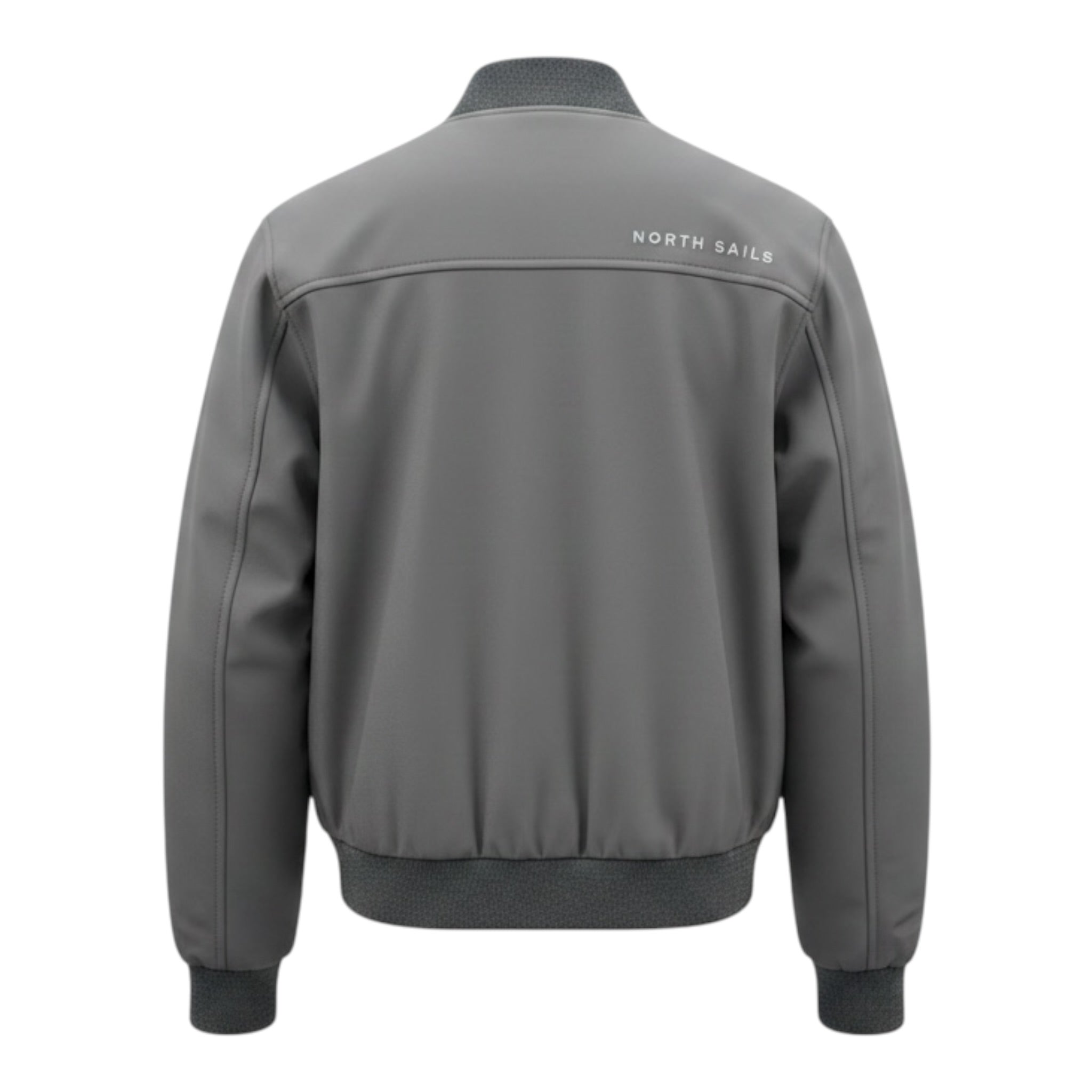 North Sails Giubbino tinta unita con Zip Grigio per Bambino NBA26029GB GRIGIO NORTH SAILS 