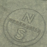 North Sails Felpa Girocollo tinta unita con Stampa Verde per Bambino NBA26032FE VERDE NORTH SAILS 
