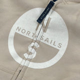 North Sails Felpa tinta unita con Zip E Cappuccio Beige per Bambino NBA26034FE BEIGE NORTH SAILS 