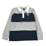 North Sails Polo Bicolore con Fantasia Grigio/Blu per Bambino NBA26041RO GRIGIO/BLU NORTH SAILS 