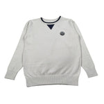 North Sails Maglia Girocollo tinta unita con Logo Grigio per Bambino NBA26048MA GRIGIO NORTH SAILS 