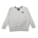 North Sails Maglia Girocollo tinta unita con Logo Grigio per Bambino NBA26048MA GRIGIO NORTH SAILS 
