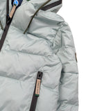North Sails Giubbino tinta unita con Zip E Cappuccio Azzurro per Bambino NBA26054PI AZZURRO NORTH SAILS 