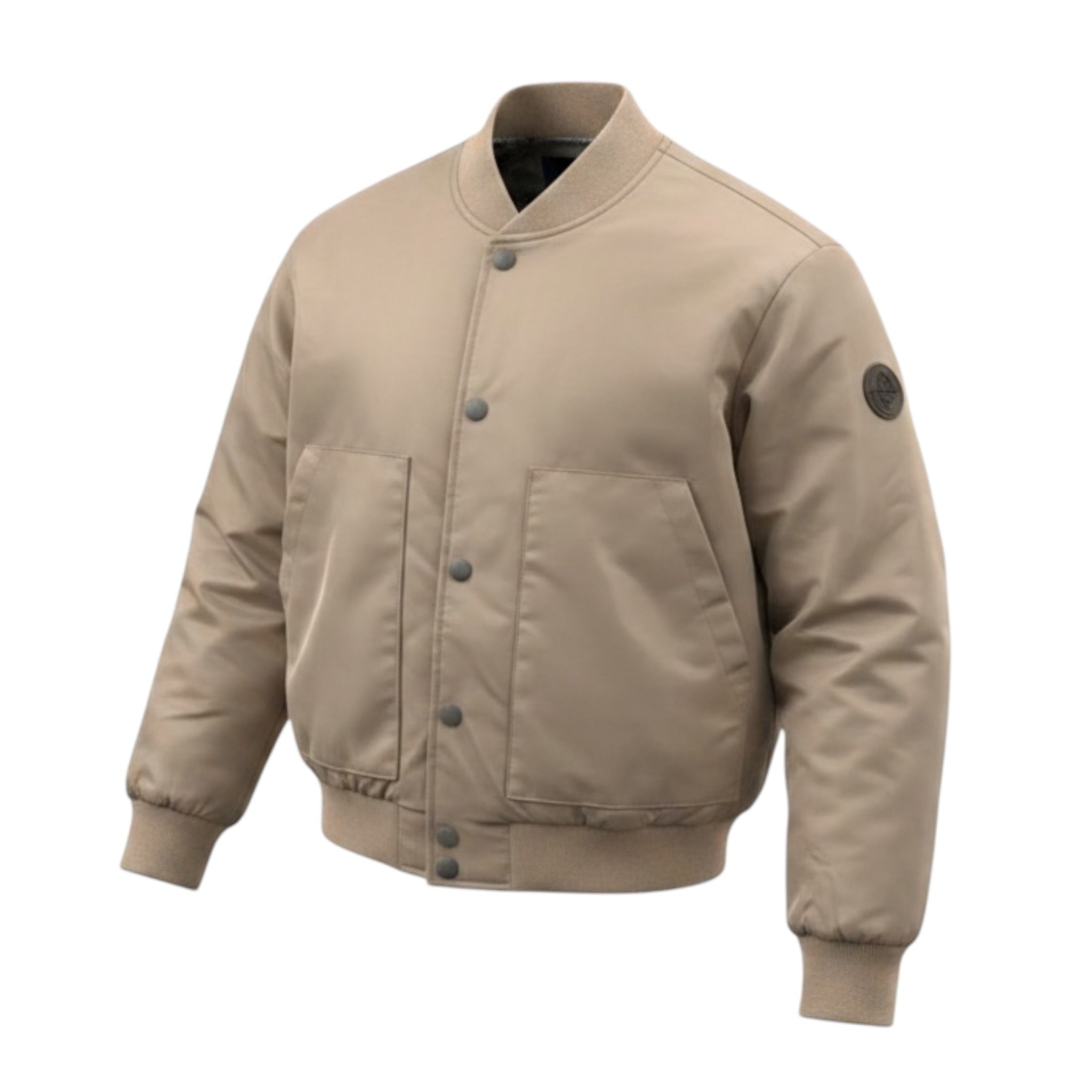 North Sails Giubbino tinta unita con Bottoni E Logo Beige per Bambino NBA26055GB BEIGE NORTH SAILS 