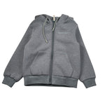 North Sails Felpa tinta unita con Zip E Logo Grigio per Bambino NBA26057FE GRIGIO NORTH SAILS 