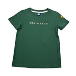 North Sails T-Shirt tinta unita con Stampa Verde per Bambino NBA26058TS VERDE NORTH SAILS 