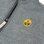 North Sails Felpa tinta unita con Zip E Logo Grigio per Bambino NBA26063FE GRIGIO NORTH SAILS 