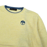 North Sails Maglia tinta unita con Logo Giallo per Bambino NBA26076MA GIALLO NORTH SAILS 