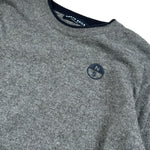 North Sails Maglia tinta unita con Logo Grigio per Bambino NBA26076MA GRIGIO NORTH SAILS 