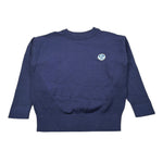 North Sails Maglia tinta unita Girocollo con Logo Blu per Bambino NBA26080FE BLU NORTH SAILS 