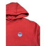 North Sails Maglia tinta unita Girocollo con Logo Rosso per Bambino NBA26080FE ROSSO NORTH SAILS 
