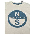North Sails Shirt Girocollo tinta unita On Stampa Panna per Bambino NBA26088TS PANNA NORTH SAILS 