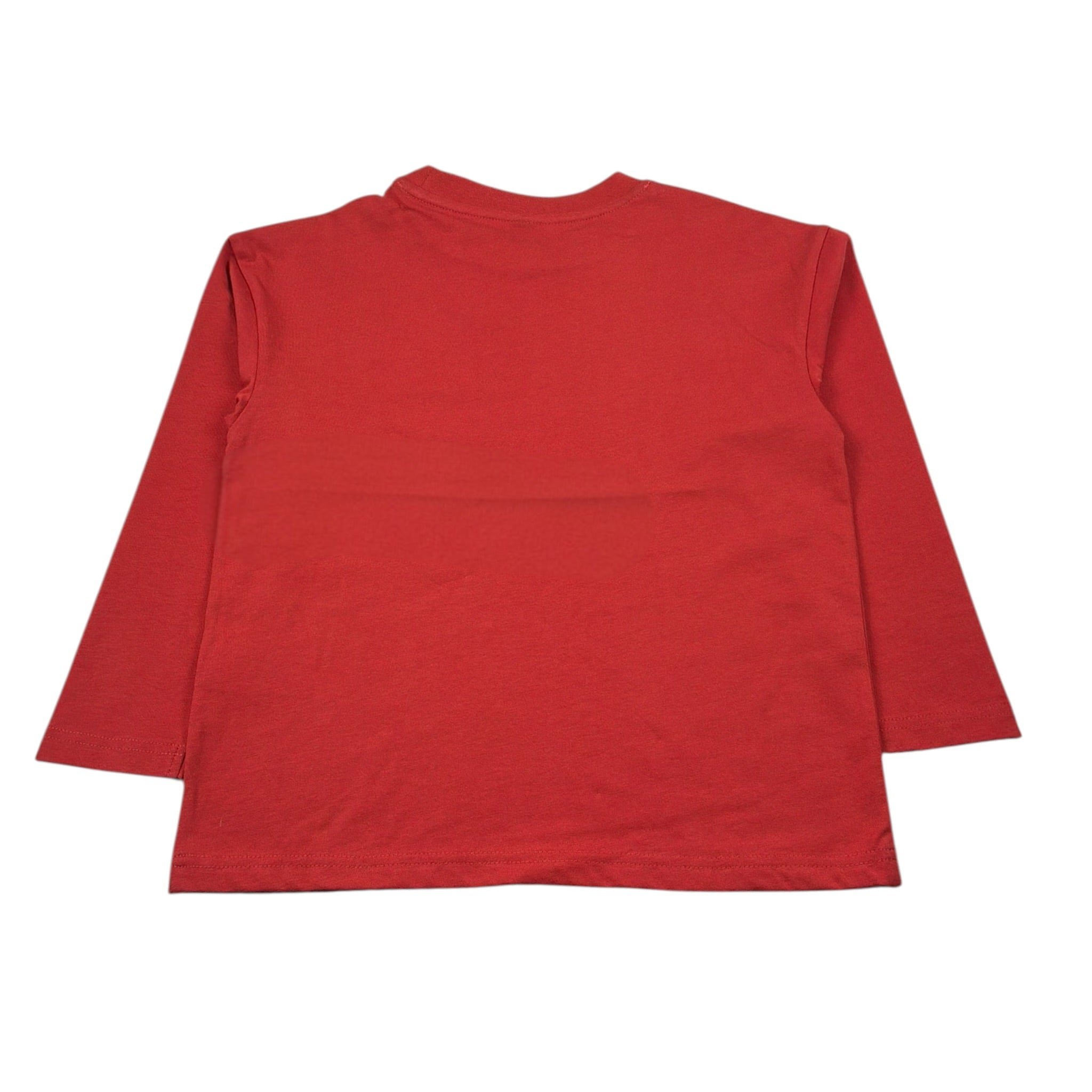 North Sails Shirt Girocollo Tinta Unit con Logo Rosso per Bambino NBA26090TS ROSSO NORTH SAILS 