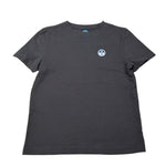 North Sails T-Shirt Girocollo tinta unita con Lofo Grigio per Bambino NBA26091TS GRIGIO NORTH SAILS 