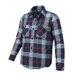 North Sails Camicia tinta unita con Stampa A Quadri Blu per Bambino NBA26092CA BLU NORTH SAILS 