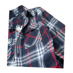 North Sails Camicia tinta unita con Stampa A Quadri Blu per Bambino NBA26092CA BLU NORTH SAILS 