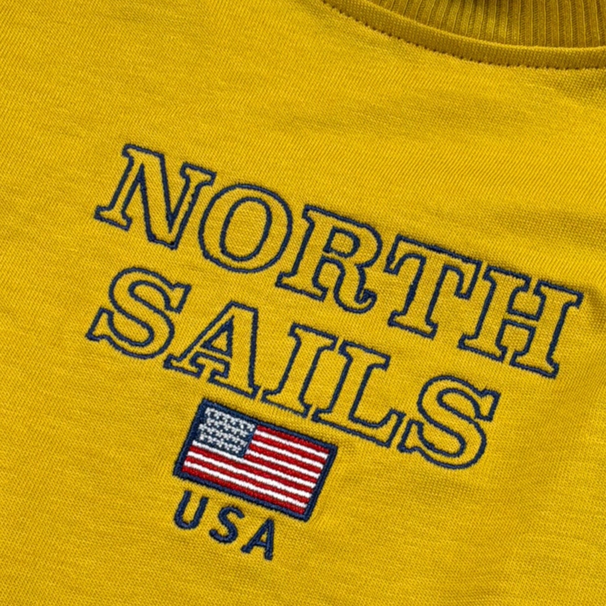 North Sails Shirt tinta unita con Stampa Giallo per Neonato NIA26005TS GIALLO NORTH SAILS 