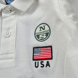 North Sails Polo tinta unita con Logo Bianco per Neonato NIA26006PO BIANCO NORTH SAILS 