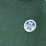 North Sails Maglia tinta unita con Logo Verde per Neonato NIA26021MA VERDE NORTH SAILS 