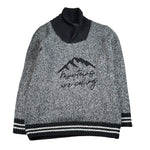 Nukutavake Maglia Collo Alto tinta unita Grigio per Bambino MGLNU GRIGIO NUKUTAVAKE 